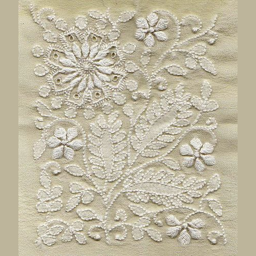 The Making of what is  Chikankari  embriodery